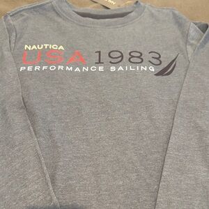 Nautica Heather Blue USA 1983 Crewneck